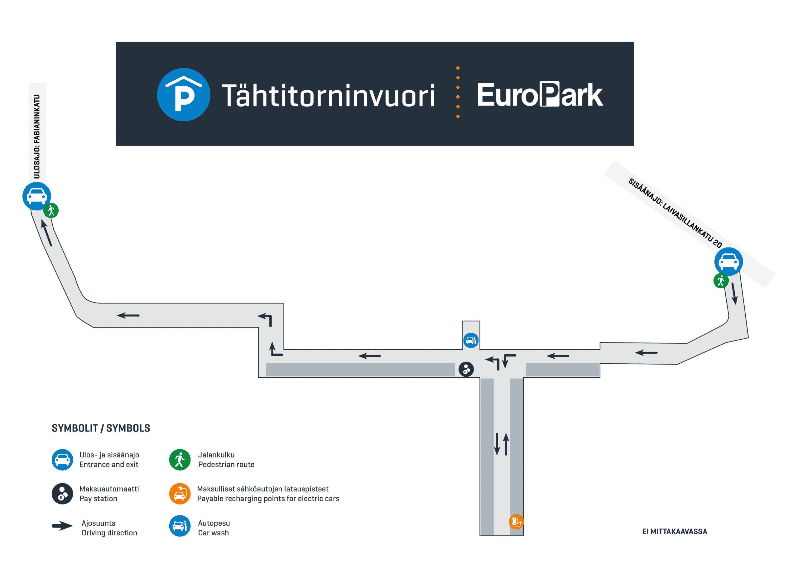 Pysäköinti Kaivopuisto, P-Tähtitorninvuori | EuroPark